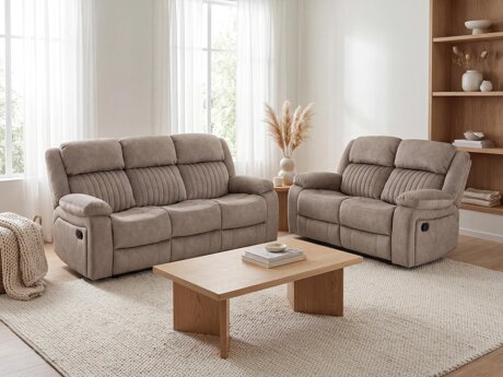 Upholstered furniture set Lufero 105 (Taupe)
