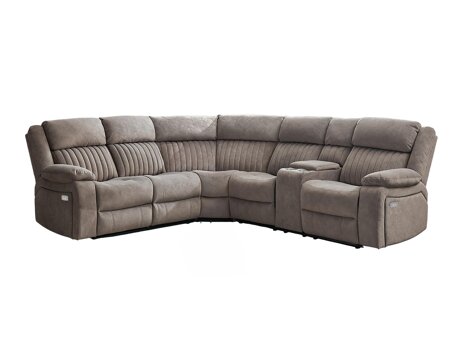 Corner sofa recliner Lufero 109 (Taupe)