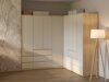 Kulmavaatekaappi Nolcala 107 (Tammi + Beige)