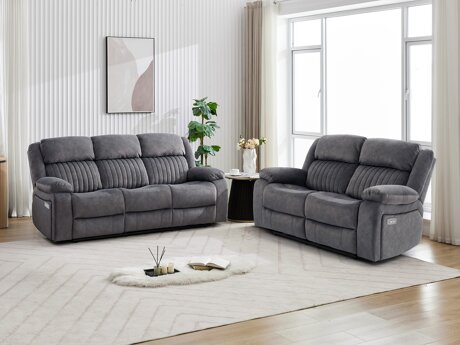 Upholstered furniture set Lufero 110 (Grey)