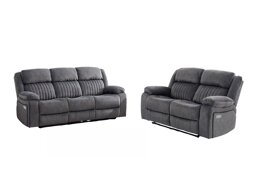 Upholstered furniture set Lufero 110 (Grey)