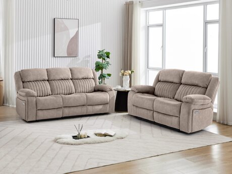 Upholstered furniture set Lufero 110 (Taupe)