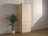 Vaatekaappi Nolcala 110 (Tammi + Beige)