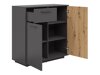 Chest of drawers Melvelo 102 (Anthracite + Artisan oak)