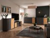Chest of drawers Melvelo 102 (Anthracite + Artisan oak)