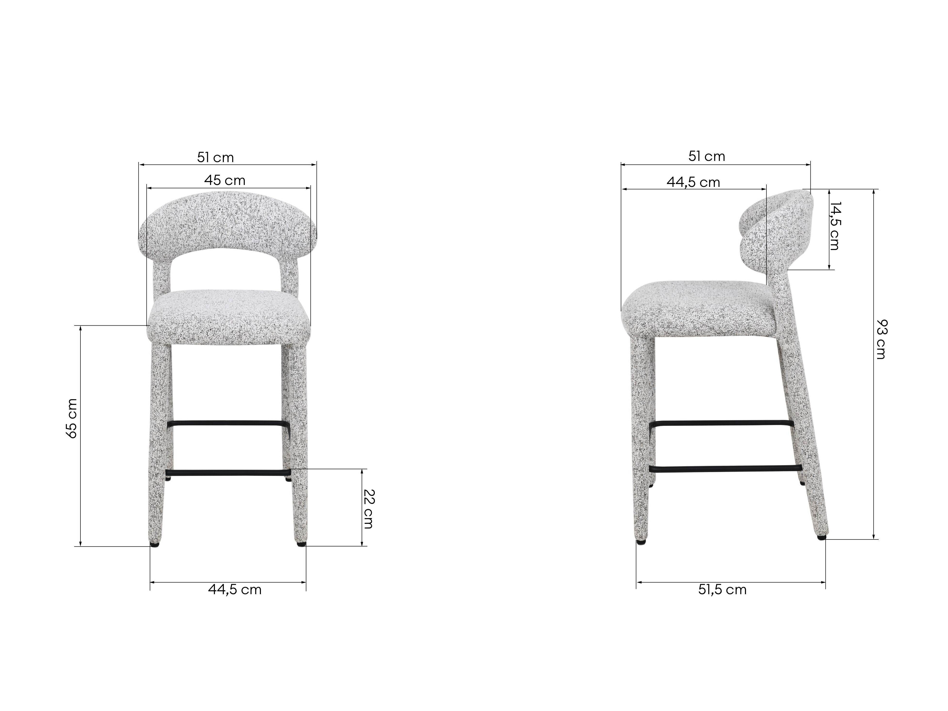 Baarituoli Burleson 626 (Harmaa + Beige)