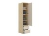Vaatekaappi Nolcala 119 (Tammi + Beige)