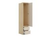Vaatekaappi Nolcala 119 (Tammi + Beige)
