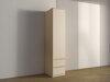 Vaatekaappi Nolcala 119 (Tammi + Beige)