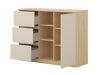 Huonekalusetti Nolcala 122 (Tammi + Beige)