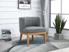 Armchair Anaheim 128 (Dark grey)