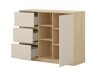 Huonekalusetti Nolcala 123 (Tammi + Beige)