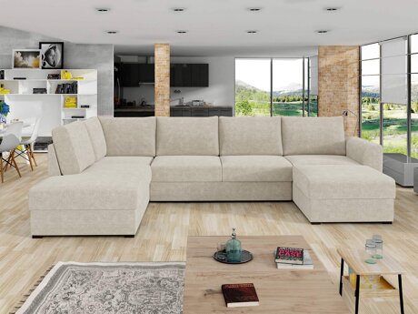 Corner sofa Comfivo Flumen V (Rico 01)