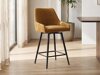 Counter stool Anaheim 132 (Mustard)