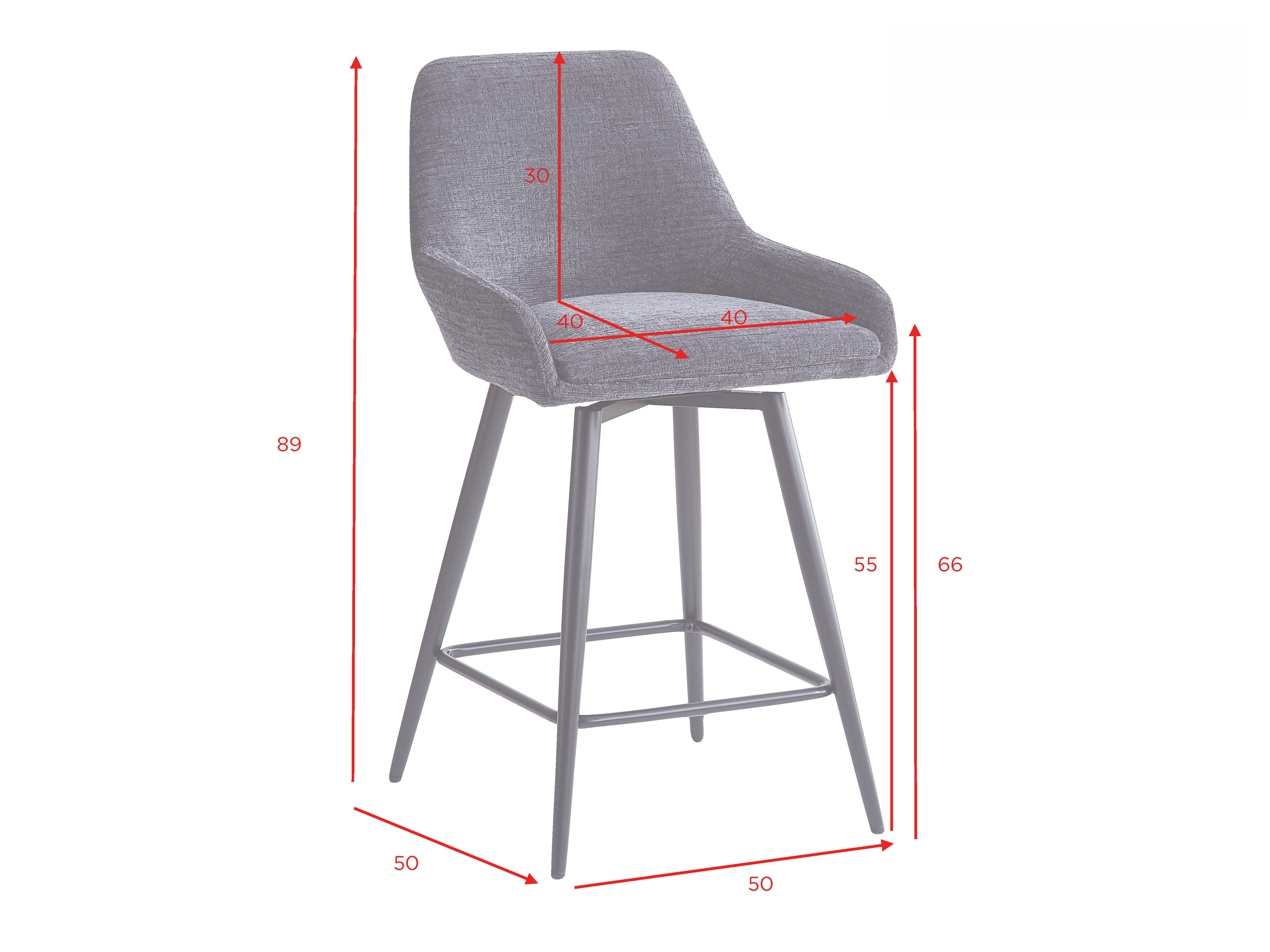 Counter stool Anaheim 132 (Green)