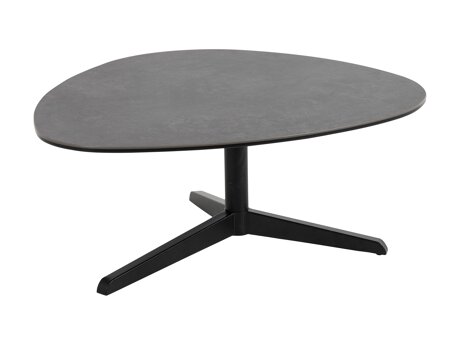 Coffee table Norsica 480 (Black + Dark grey)