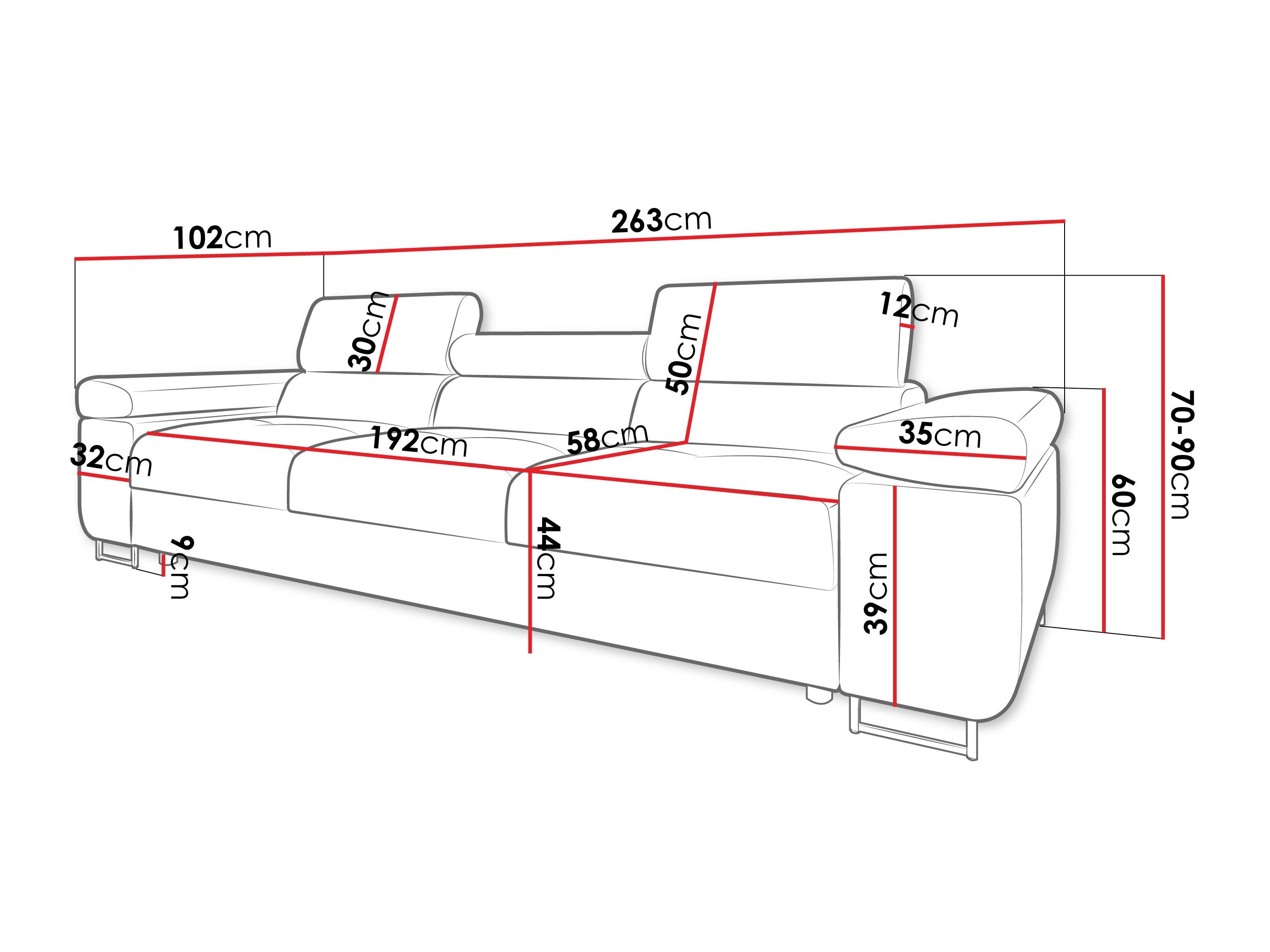 Sofa Comfivo Vinetum IV (Rico 12)
