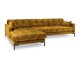 Corner sofa Lormelo 116 (Malia Tumeric)
