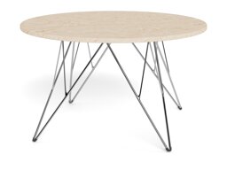 Sohvapöytä Norsica 820 (Beige + Hopea)
