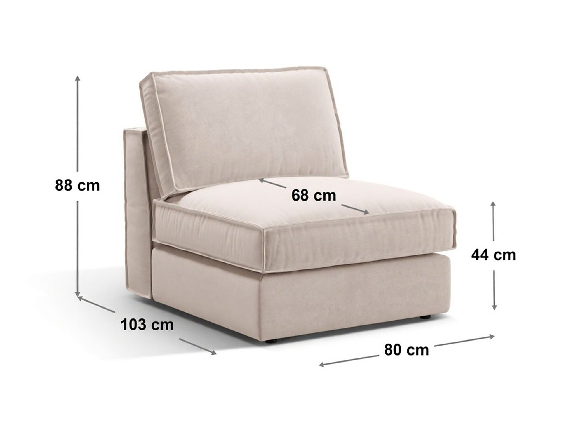 Moduulinojatuoli Dalodei 100 (Babel Light grey)