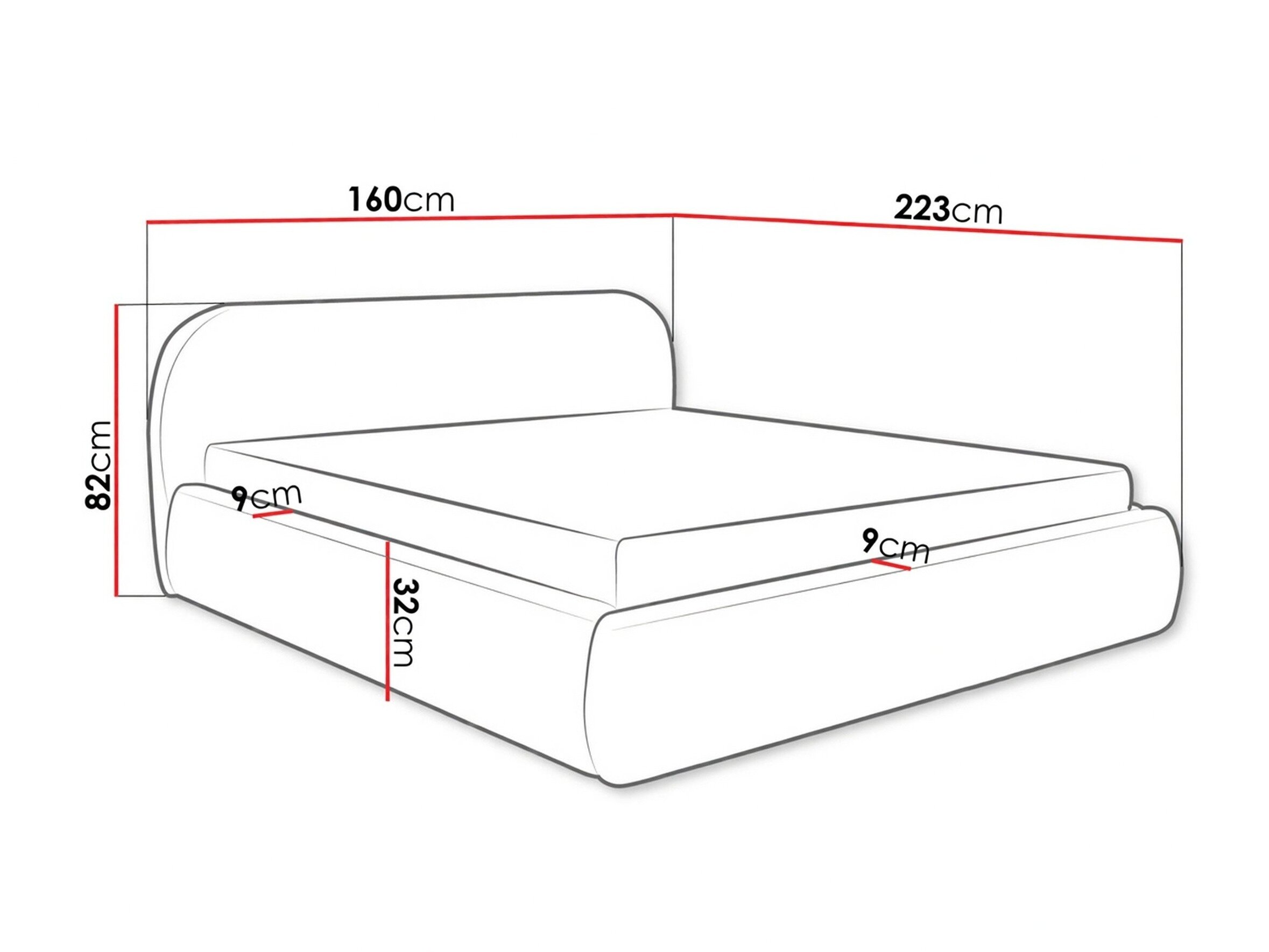 Sänky TrendyNest Verbio (Lambi 11)