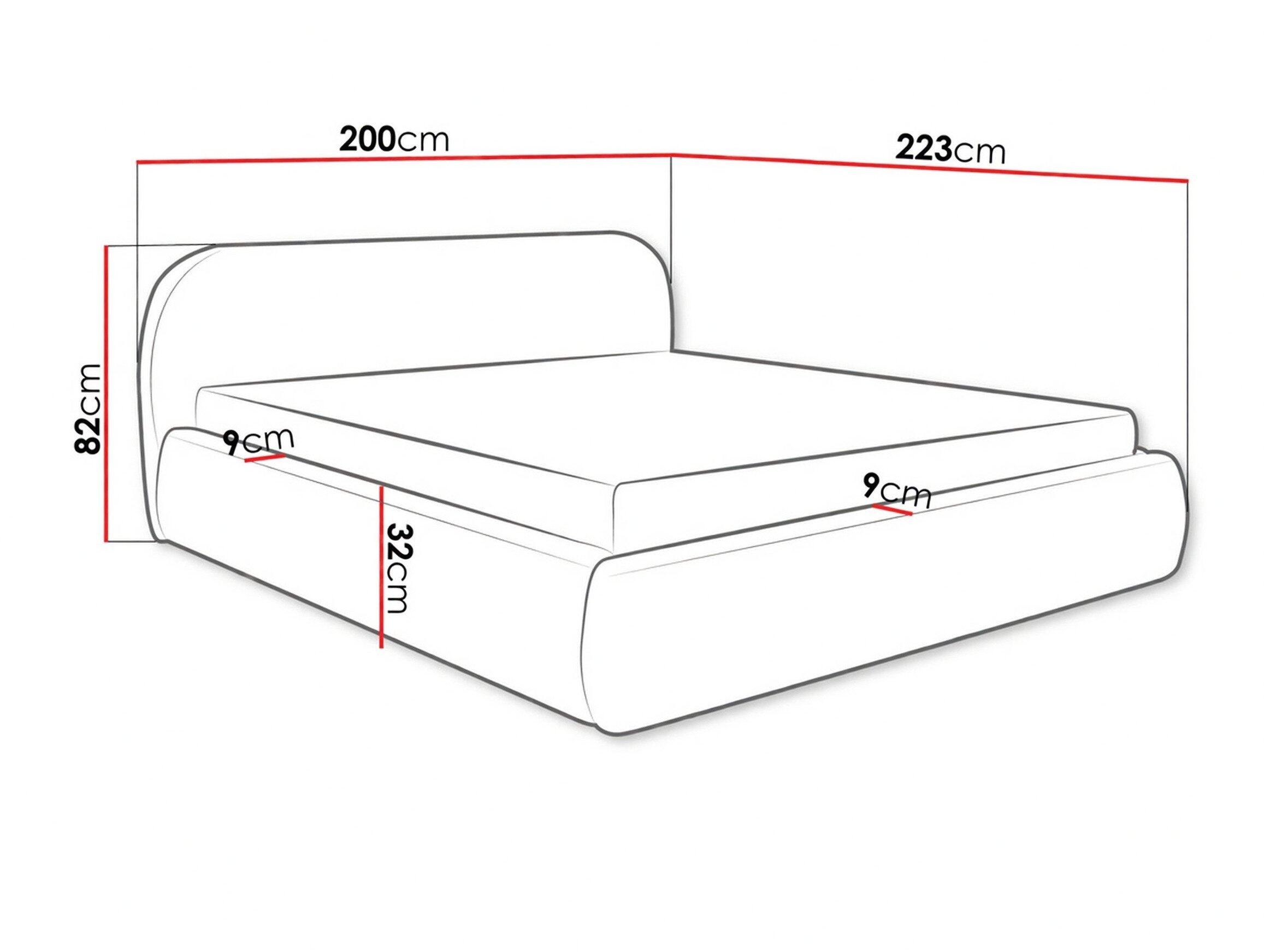 Sänky TrendyNest Verbio (Lambi 11)