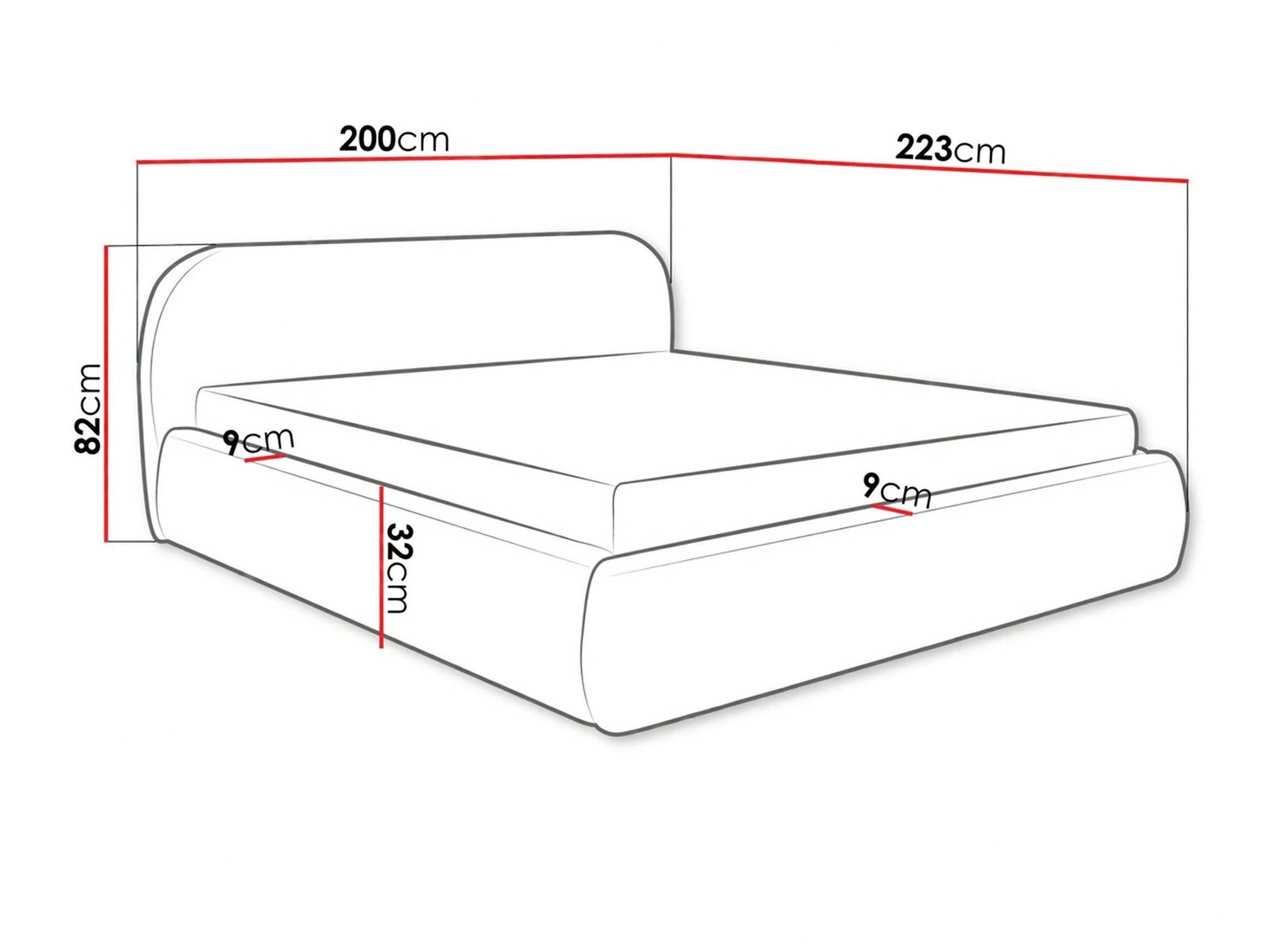 Sänky TrendyNest Verbio (Lambi 12)
