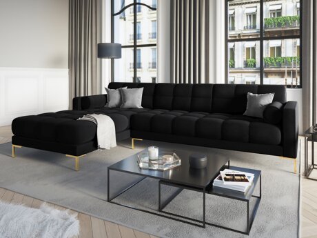 Corner sofa Calelbe 104 (Malia Black)