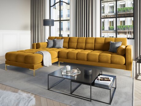 Corner sofa Calelbe 104 (Malia Tumeric)