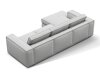 Moduulikulmasohva Dalodei 110 (Babel Light grey)