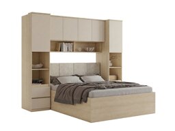 Makuuhuonesetti Nolcala 126 (Tammi + Beige)