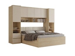 Makuuhuonesetti Nolcala 126 (Tammi + Beige)
