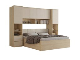 Makuuhuonesetti Nolcala 126 (Tammi + Beige)