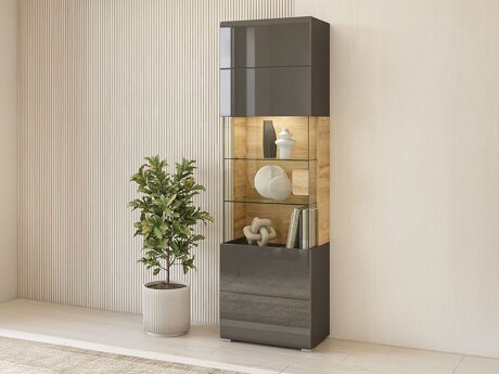 Hylly Torsone 103 (Antrasiitti + Gloss antrasiitti + Grandson-tammi)