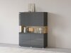Hylly Torsone 107 (Antrasiitti + Gloss antrasiitti + Grandson-tammi)