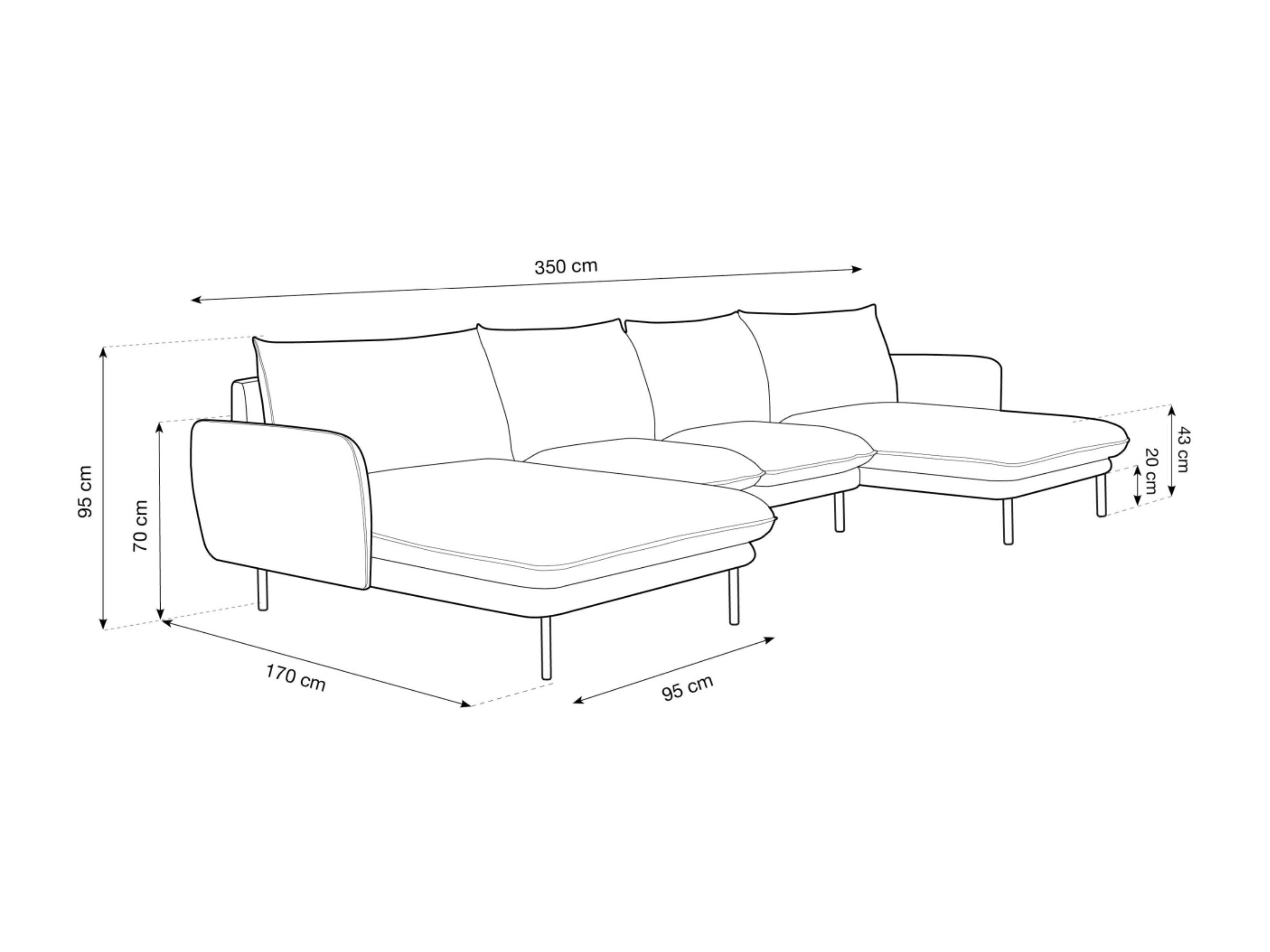 Corner sofa Ferlevi 122 (Malia Marine)