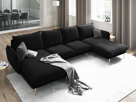 Corner sofa Ferlevi 122 (Malia Black)