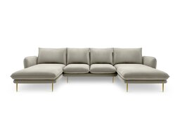 Corner sofa Ferlevi 122 (Malia Coffee)