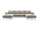 Corner sofa Ferlevi 122 (Malia Coffee)