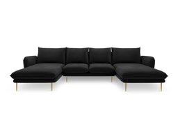 Corner sofa Ferlevi 122 (Malia Black)