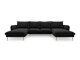 Corner sofa Ferlevi 122 (Malia Black)