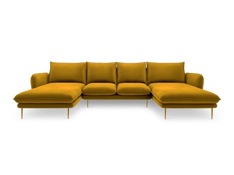 Corner sofa Ferlevi 122 (Malia Tumeric)