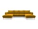 Corner sofa Ferlevi 122 (Malia Tumeric)
