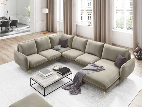 Corner sofa Ferlevi 123 (Malia Coffee)