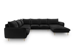 Corner sofa Ferlevi 123 (Malia Black)