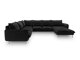 Corner sofa Ferlevi 123 (Malia Black)