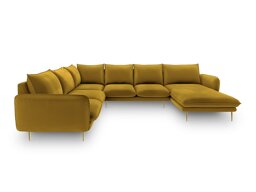 Corner sofa Ferlevi 123 (Malia Tumeric)