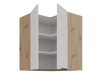 Modulaarinen kulmakaappi seinälle Sole 143