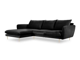 Corner sofa Ferlevi 124 (Malia Black)