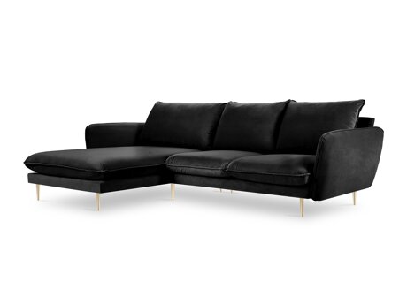 Corner sofa Ferlevi 124 (Malia Black)